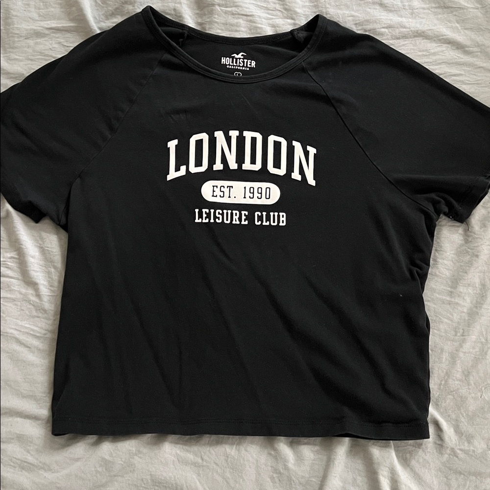 Hollister Black London Leisure Club Tee